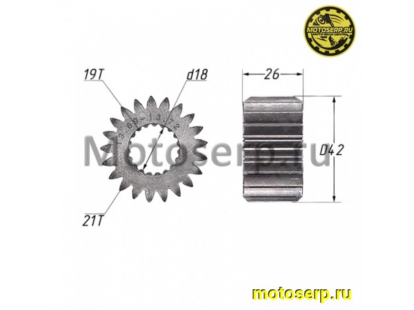 Купить  Шестерня привода масляного насоса 166FMM, CB250 TTR250 (шт)  (0 купить с доставкой по Москве и России, цена, технические характеристики, комплектация фото  - motoserp.ru