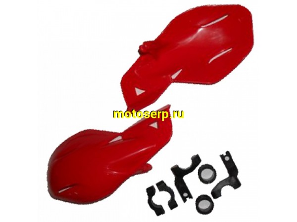 Купить  Защита рук/рычагов (уши) CTG-4 пластик, алюмин. основа (универсальная, крепеж универсальный, средняя, типа ATV) (шт)  (MM 23665 купить с доставкой по Москве и России, цена, технические характеристики, комплектация фото  - motoserp.ru