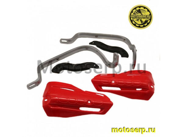 Купить  Защита рук/рычагов (уши) CTG-5 пластик, алюмин. основа (универсальная, крепеж универсальный, средняя, типа ATV) (пар) (0 купить с доставкой по Москве и России, цена, технические характеристики, комплектация фото  - motoserp.ru