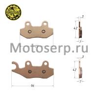 motoserp.ru - Колодки тормозные передние ATV 500K, 500GT;  CF-Z6; Kawasaki: BF 650/700 правый (пар) (MP 9060-080910 (M95  - МотоВелоЦентр г.Серпухов