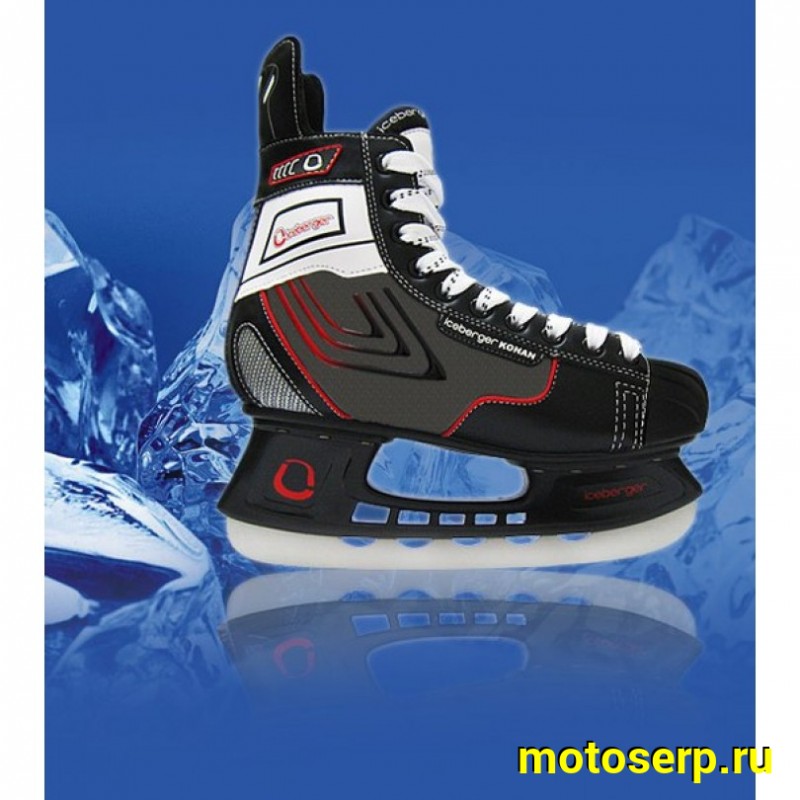 Купить  Коньки хоккейные "KONAN" р.45 (0 купить с доставкой по Москве и России, цена, технические характеристики, комплектация фото  - motoserp.ru