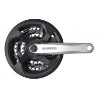 motoserp.ru - Шатуны 3 зв.на квадрате. Алюм. 48/38/28 зуб SHIMANO CM-131 Вело (пар) (Ряб - МотоВелоЦентр г.Серпухов