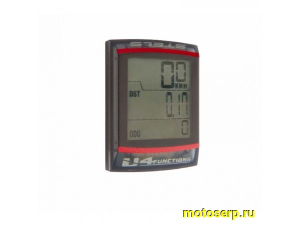 Купить  Велокомпьютер STELS U-4 (4 функции) Вело (шт) (Велом 060025 (Велом 060024 (Дан    купить с доставкой по Москве и России, цена, технические характеристики, комплектация фото  - motoserp.ru