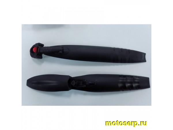 Купить  Крылья пласт 2-х 26" черные быстросъемные  3112615-20 Вело (пар) (Гусев (Золотник 3112615-20X купить с доставкой по Москве и России, цена, технические характеристики, комплектация фото  - motoserp.ru