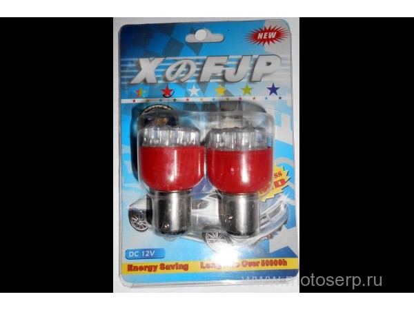 Купить  Лампа стоп-сигнал, двухконтактная LED 12V 12 красный (пар) (0 купить с доставкой по Москве и России, цена, технические характеристики, комплектация фото  - motoserp.ru