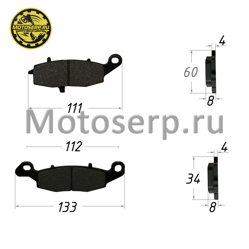 Купить  Колодки тормозные диск CF 650NK (пер) правая пара, E-464 аналог VD 352JL 00385 VESRAH, EBC FA229HH (зад) (пар) (MP A000-0801B0 купить с доставкой по Москве и России, цена, технические характеристики, комплектация фото  - motoserp.ru