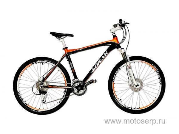 Купить  ====LORAK 400 (Лорак 400) 26"; 27ск; рама-алюминий; тормоз-гидр. Disk; вилка RockShox XC 28 TK (шт) купить с доставкой по Москве и России, цена, технические характеристики, комплектация фото  - motoserp.ru