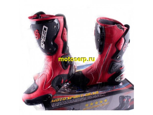 Купить  Мотоботы спорт. PROBIKER (mod:1001) (защ. голени) р-р 43" (пар) (0 купить с доставкой по Москве и России, цена, технические характеристики, комплектация фото  - motoserp.ru