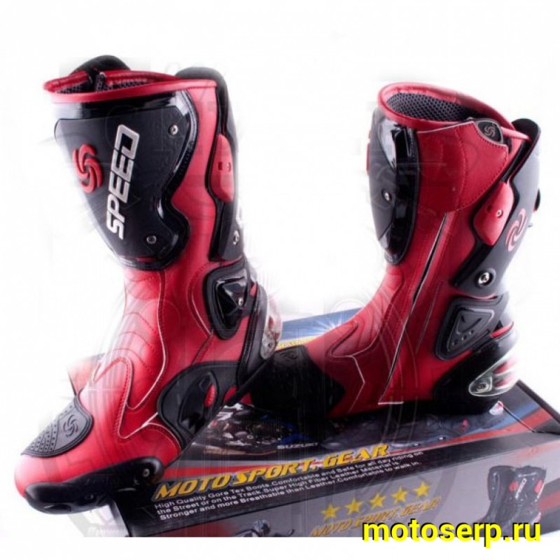 Купить  Мотоботы спорт. PROBIKER (mod:1001) (защ. голени) р-р 43" (пар) (0 купить с доставкой по Москве и России, цена, технические характеристики, комплектация фото  - motoserp.ru