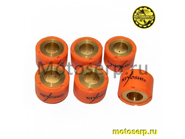 Купить  Грузики вариатора (ролики) R17*12  9,0 гр. Suzuki AD50, LET`S, SEPIA  "KIYOSHI" (6шт) (комп) (0 купить с доставкой по Москве и России, цена, технические характеристики, комплектация фото  - motoserp.ru