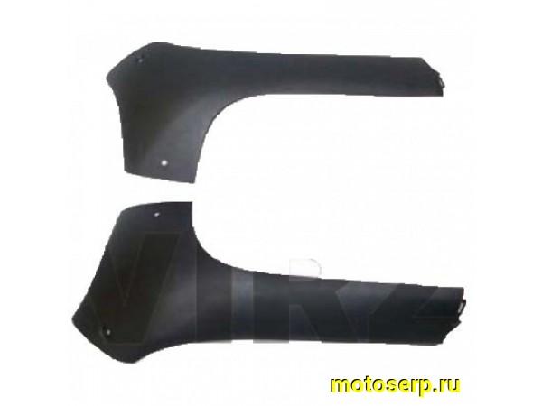 Купить  Обтекатель нижний боков (лыжи, порог) Honda LEAD 100 AF48 (передние) черн. (пара) (R1 (К-дар купить с доставкой по Москве и России, цена, технические характеристики, комплектация фото  - motoserp.ru