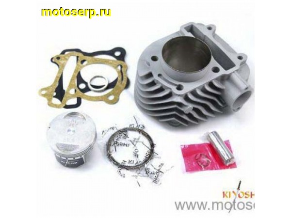 Купить  ====ЦПГ, поршневая группа 157QMJ  160cc d58.5; p15 (шпильки 4x58мм межосевое) с никосиловым покрытием (керамика) ТЮНИНГ KIYOSHI (TW) (шт) (0 купить с доставкой по Москве и России, цена, технические характеристики, комплектация фото  - motoserp.ru
