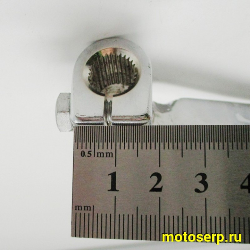 Купить  Ножка (лапка, рычаг, педаль) переключения 166FMM TTR250-2 (серебряный) (шт) (Мир 37989 (TATA 709000006 купить с доставкой по Москве и России, цена, технические характеристики, комплектация фото  - motoserp.ru