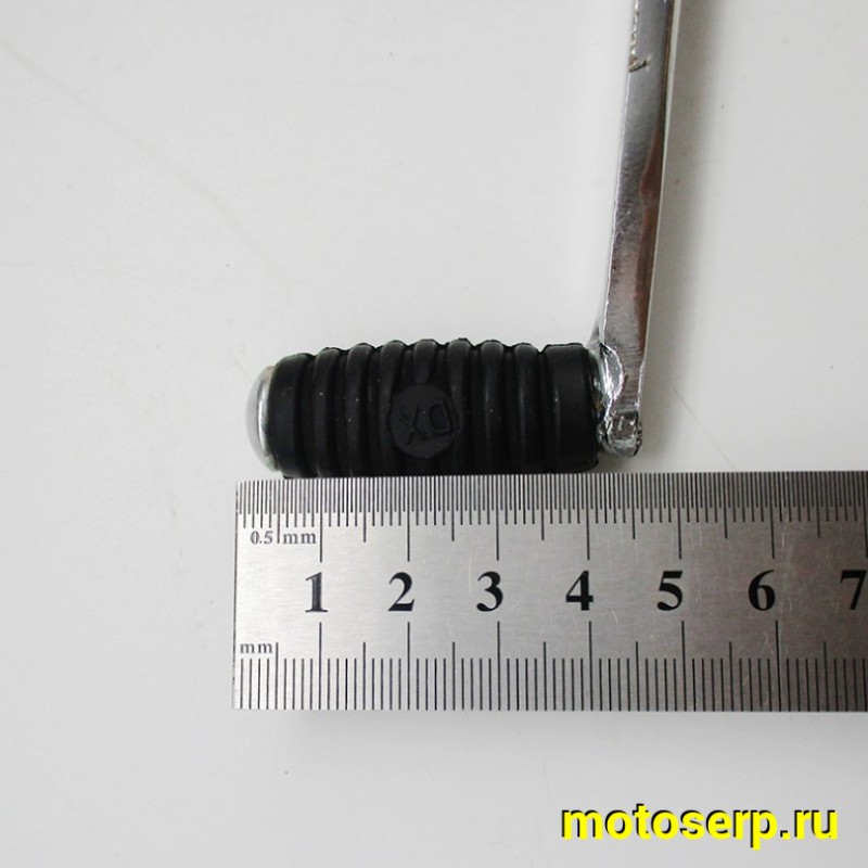 Купить  Ножка (лапка, рычаг, педаль) переключения 166FMM TTR250-2 (серебряный) (шт) (Мир 37989 (TATA 709000006 купить с доставкой по Москве и России, цена, технические характеристики, комплектация фото  - motoserp.ru