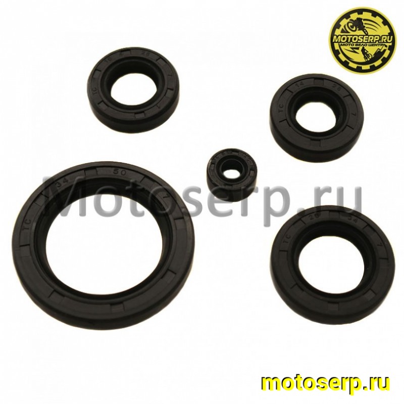 Купить  Сальники двигателя 162FMJ/164FML (34*50*7, 20*34*7, 14*28*7, 16*28*7, 6.5*14.5*7) (комп) (Мир 20266 купить с доставкой по Москве и России, цена, технические характеристики, комплектация фото  - motoserp.ru