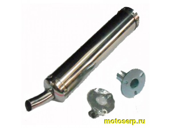 Купить  Глушитель в сборе 139QMB тюнинговый (60x280mm); (прямоточный) ТИП2 4т 50-100cc (без крепежа) (шт) (0 купить с доставкой по Москве и России, цена, технические характеристики, комплектация фото  - motoserp.ru