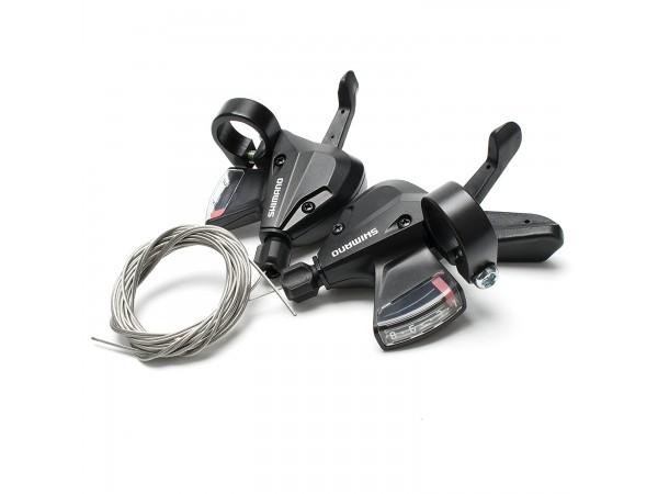 Купить  Шифтер MTB триггерного типа, MTB 3X8 скоростей, уровень SHIMANO ALTUS M310 Вело (пар) (Дан купить с доставкой по Москве и России, цена, технические характеристики, комплектация фото  - motoserp.ru