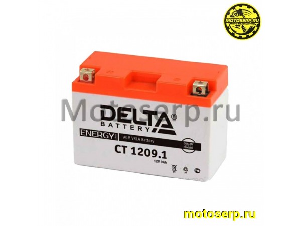Купить  Аккумулятор 12в  9а (151х71х107) YT9B-BS(9B4) Delta (шт)  (Алькор CT 1209.1  (Энерг CT 1209.1 купить с доставкой по Москве и России, цена, технические характеристики, комплектация фото  - motoserp.ru