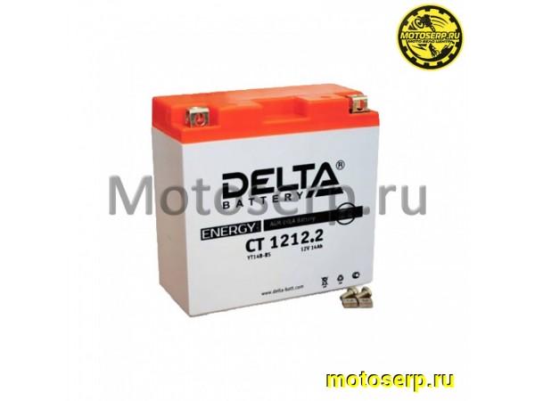 Купить  Аккумулятор 12в 12а (152х70х150) YT14B-BS Delta (шт) (Алькор CT 1212.2 (Энерг CT 1212.2 купить с доставкой по Москве и России, цена, технические характеристики, комплектация фото  - motoserp.ru