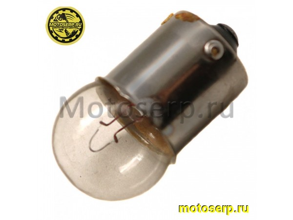 Купить  Лампа поворотов, одноконтактная 12V10W (шт)  (Дан (R1  купить с доставкой по Москве и России, цена, технические характеристики, комплектация фото  - motoserp.ru