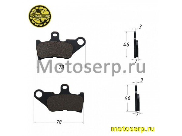 Купить  Колодки тормозные диск  Yamaha Jog Cool Yamasida (передн.) (Тайвань) (пар) (R1 купить с доставкой по Москве и России, цена, технические характеристики, комплектация фото  - motoserp.ru