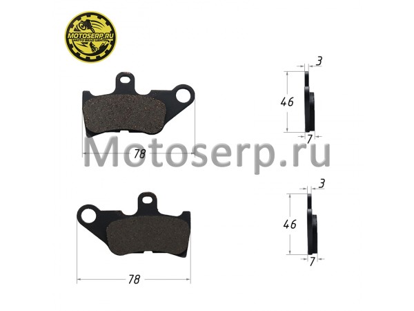 Купить  Колодки тормозные диск  Yamaha Jog Cool Yamasida (передн.) (Тайвань) (пар) (R1 купить с доставкой по Москве и России, цена, технические характеристики, комплектация фото  - motoserp.ru