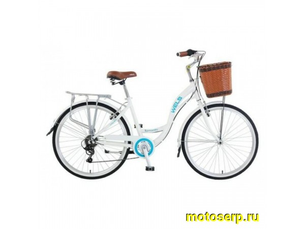 Купить  ====26" WELS ROMANTIC (Lady) (Велс Романтик) (Жен) 26"; 6cк; рама-алюминий; тормоз-V-Brake (шт) купить с доставкой по Москве и России, цена, технические характеристики, комплектация фото  - motoserp.ru