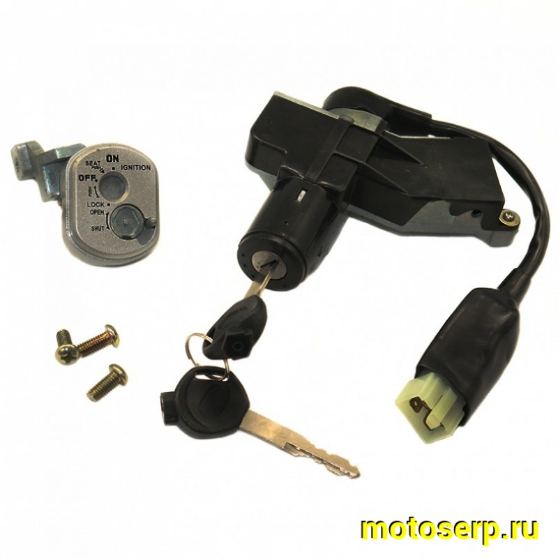 Купить  Замок зажигания (комплект замков) Honda DIO AF56/57/62 (комп) (R1 купить с доставкой по Москве и России, цена, технические характеристики, комплектация фото  - motoserp.ru