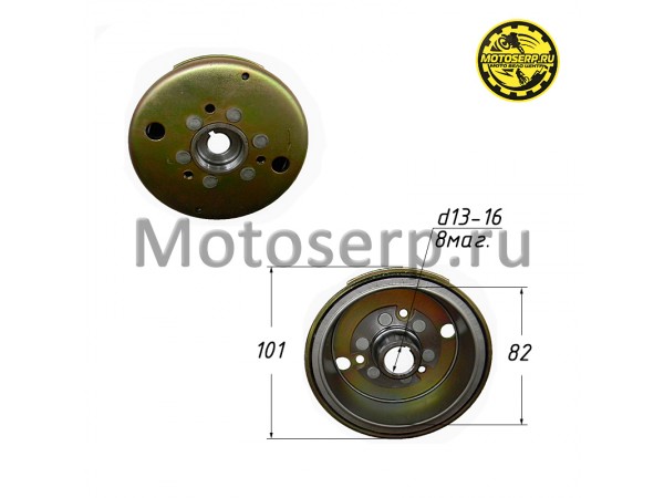Купить  Ротор генератора (магнит, маховик)  1P40QMB Стелс 2T (d=82mm, 8 магнитов) (шт) (ML 3681 (R1 купить с доставкой по Москве и России, цена, технические характеристики, комплектация фото  - motoserp.ru