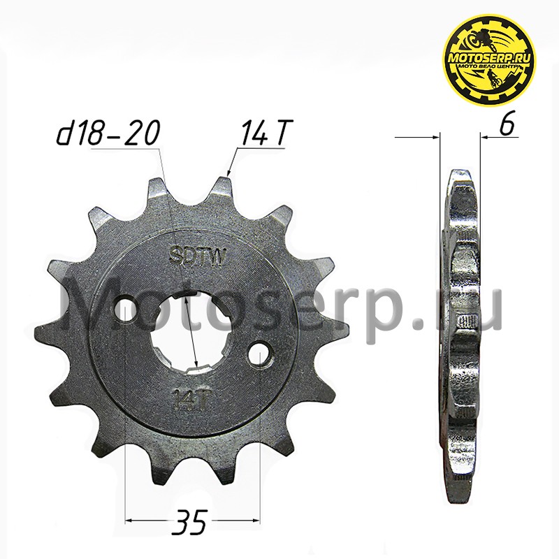 Купить  Звезда ведущая (520-14) 166FMM и др. (шт) (ML 4965 (Дан (MM 36213 (ANKON 028990 (К-дар 2525958 купить с доставкой по Москве и России, цена, технические характеристики, комплектация фото  - motoserp.ru