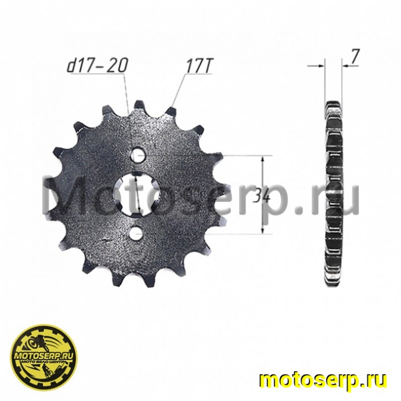 Купить  Звезда ведущая (428-17) 156-164FML (125-250cc) (шт) (ML 5554 (ML 12070 (MT C-969 (MM 25805 (Regul RM-102014 купить с доставкой по Москве и России, цена, технические характеристики, комплектация фото  - motoserp.ru