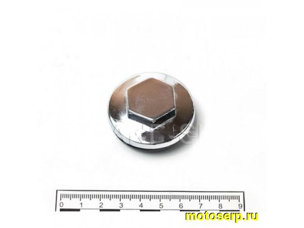 Купить  Крышка головки (пробка, болт) под регулировку клапанов  круглая.D35.5mm. CB125-250 (157FMM-169FMM) (35/45x1,5mm) (шт)  (ML 6656 (TATA 705000031 купить с доставкой по Москве и России, цена, технические характеристики, комплектация фото  - motoserp.ru