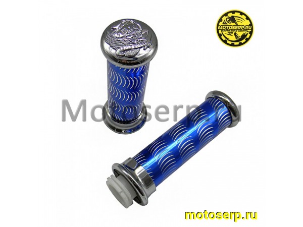 Купить  Ручки руля (ручка газа + левая) (грипсы) ZX-320 (красн./син.) (шт) (ML 2141 купить с доставкой по Москве и России, цена, технические характеристики, комплектация фото  - motoserp.ru