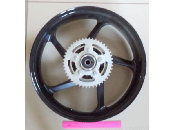 Купить  Колесо 17" заднее (диск колеса) литое 4,00-17"  5 лучей FALCON SPEEDFIRE 250cc (RF20903А) со звездой (шт) (MM 92224 купить с доставкой по Москве и России, цена, технические характеристики, комплектация фото  - motoserp.ru