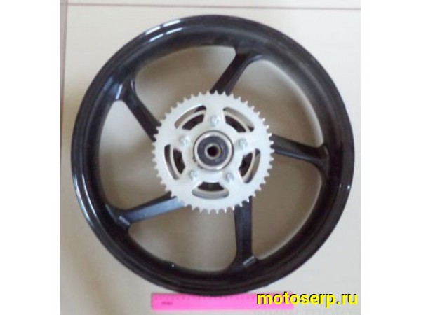 Купить  Колесо 17" заднее (диск колеса) литое 4,00-17"  5 лучей FALCON SPEEDFIRE 250cc (RF20903А) со звездой (шт) (MM 92224 купить с доставкой по Москве и России, цена, технические характеристики, комплектация фото  - motoserp.ru
