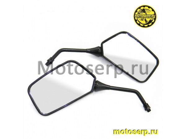 Купить  Зеркала (d-10mm, прав резьба) квадр (043)  пласт. (плоские прямоуголные) (пар) (MM 07137 (Дан купить с доставкой по Москве и России, цена, технические характеристики, комплектация фото  - motoserp.ru