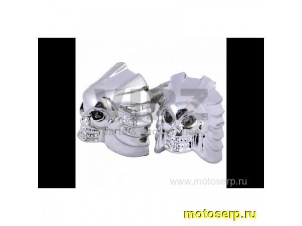 Купить  Болты декоративные светодиодные (2шт) разноцветное мерцание (череп) 30mm (пар) (0 купить с доставкой по Москве и России, цена, технические характеристики, комплектация фото  - motoserp.ru