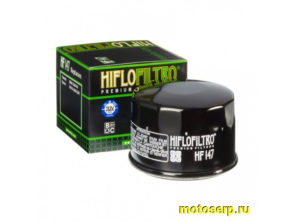 Купить  Масл. фильтр HI FLO HF147 57382 (шт) (TS купить с доставкой по Москве и России, цена, технические характеристики, комплектация фото  - motoserp.ru