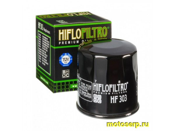 Купить  Масл. фильтр HI FLO HF303 (F301,SF4005) 57394 JP (шт) купить с доставкой по Москве и России, цена, технические характеристики, комплектация фото  - motoserp.ru