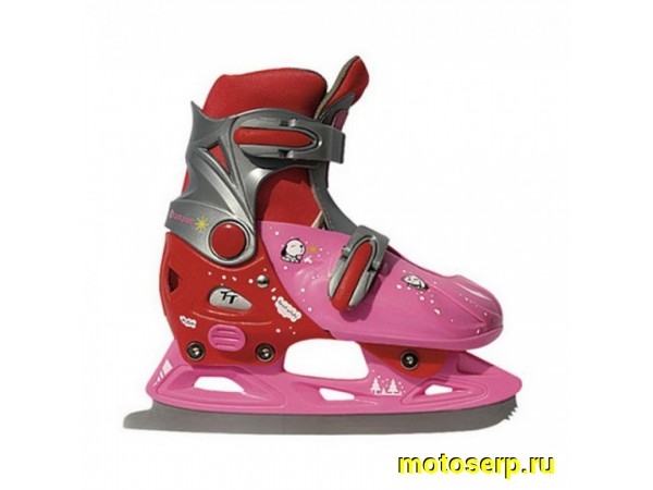 Купить  Коньки раздвижные Champion Pink р.29-32 CP29-32 (0 купить с доставкой по Москве и России, цена, технические характеристики, комплектация фото  - motoserp.ru