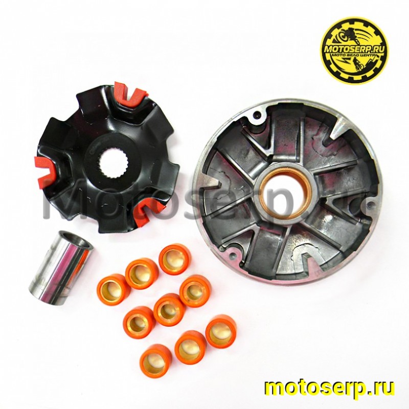 Купить  Вариатор передний Suzuki  AD50 (+набор грузиков (9шт.) KIYOSHI , SM ТЮНИНГ (Щека D-95mm, втулка d-22mm) (шт) (R1 (0 купить с доставкой по Москве и России, цена, технические характеристики, комплектация фото  - motoserp.ru