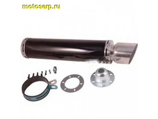 Купить  ====Глушитель (банка) тюнинговый 420*100mm; 4Т 152QMI,157QMJ (прямоточный, алюминий) ТИП3 (шт) (0 купить с доставкой по Москве и России, цена, технические характеристики, комплектация фото  - motoserp.ru