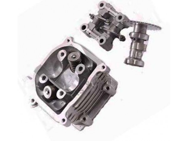 Купить  Головка цилиндра 139QMB 80cc D50mm (d=16/18,5) в сборе с РАСПРЕДВАЛОМ (к-т с распередвалом) (шт) (Дан (R1 (TATA 1001580 (ML 2322 купить с доставкой по Москве и России, цена, технические характеристики, комплектация фото  - motoserp.ru
