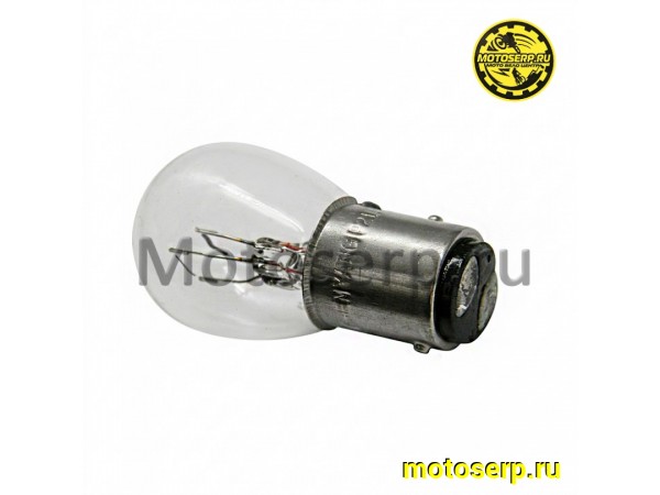 Купить  Лампа стоп-сигнал, двухконтактная 12V21/5W (с цоколем, стоп-сигнал) (шт) (MT (Дан (R1 (R2 (Шате-М 32CA11 (MOTO-SKUTER 6223 (Regul 3374075 купить с доставкой по Москве и России, цена, технические характеристики, комплектация фото  - motoserp.ru