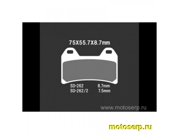 Купить  Тормозные колодки VD 262JL 04817 VESRAH дисковые JP (компл) (MRM купить с доставкой по Москве и России, цена, технические характеристики, комплектация фото  - motoserp.ru