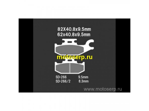 Купить  Тормозные колодки VD 266/2JL 34799 VESRAH дисковые JP (компл) (MRM купить с доставкой по Москве и России, цена, технические характеристики, комплектация фото  - motoserp.ru