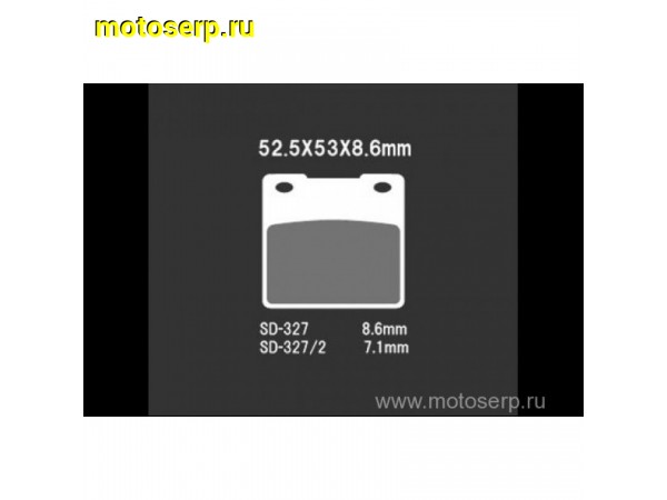 Купить  Тормозные колодки VD 327JL 00365 VESRAH, EBC FA063HH дисковые JP (компл) (MRM купить с доставкой по Москве и России, цена, технические характеристики, комплектация фото  - motoserp.ru