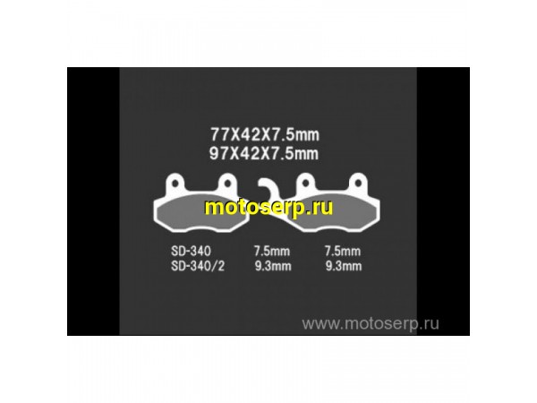 Купить  Тормозные колодки VD 340JL 00376 VESRAH дисковые JP (компл) (MRM купить с доставкой по Москве и России, цена, технические характеристики, комплектация фото  - motoserp.ru