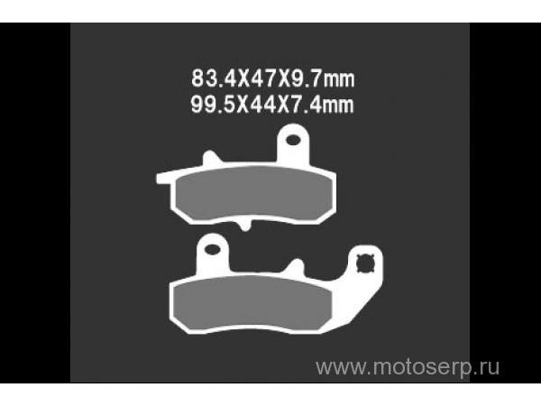 Купить  Тормозные колодки VD 348JL 00406 VESRAH дисковые JP (компл) (MRM купить с доставкой по Москве и России, цена, технические характеристики, комплектация фото  - motoserp.ru