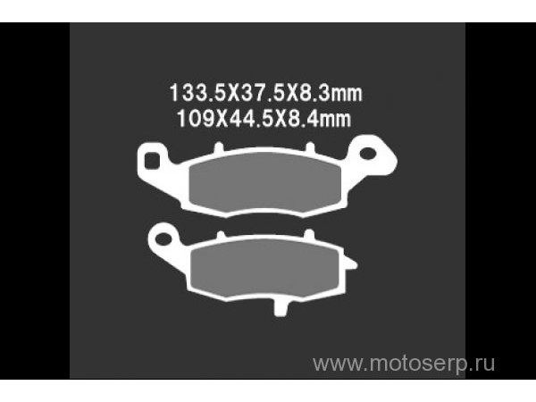 Купить  Тормозные колодки VD 352JL 00385 VESRAH, EBC FA229HH, BRENTA FT3092 дисковые JP (компл) (MRM купить с доставкой по Москве и России, цена, технические характеристики, комплектация фото  - motoserp.ru